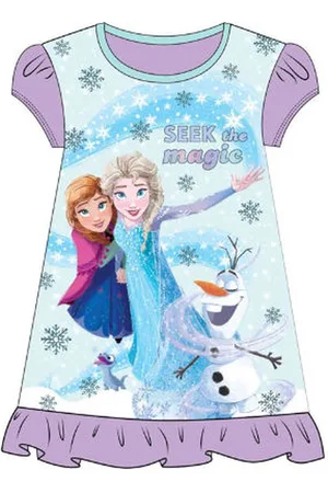 Disney Frozen nachtjapon pyjama - maat 122/128 - Anna en Elsa pyama nachthemd - multi colour