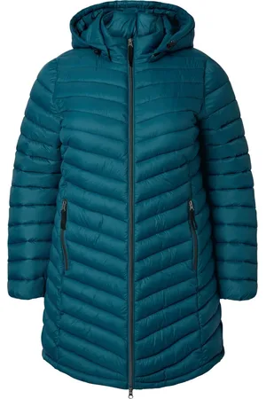 Zizzi MSALLY, L/S, COAT Dames Jas - Green