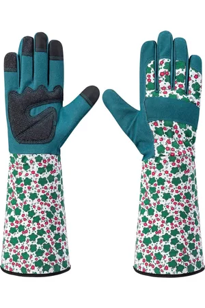 Merkloos Green Harmony Tuinhandschoenen voor dames - ademend - flexibel - roos snoeien - lange mouwen - onderarm bescherming - beste geschenken voor vrouwen. Green Harmony - Tuinhandschoenen