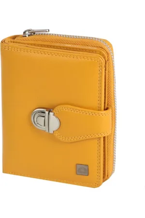 Greenburry Sponsachtig portefeuille leer 9 cm