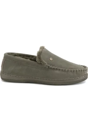 Warmbat Pantoffel Grizzly kaki / legergroen, ,45 / 10.5