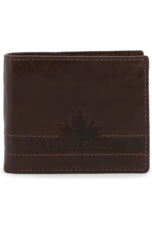 Lumberjack Portemonnee Heren - Leder - Donkerbruin