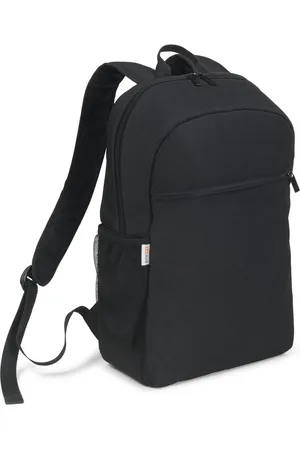 Merkloos Laptoprugzak 13-15.6" met bekleed hoofdvak en royale opbergruimte - zwart - stevige notebookrugzak