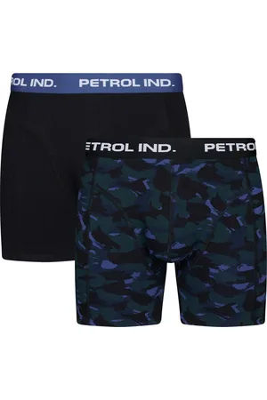Petrol Industries Heren 2-pack Boxershorts Fuel - Zwart