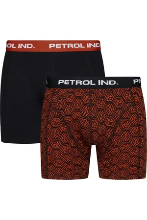 Petrol Industries Heren 2-pack Boxershorts Navigator - Zwart