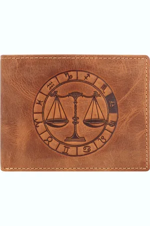 Greenburry Vintage Lederen Heren Portefeuille Met Sterrenbeeld