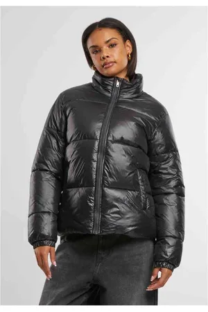 Urban classics Recycled Short Shiny Gewatteerd jack - 4XL