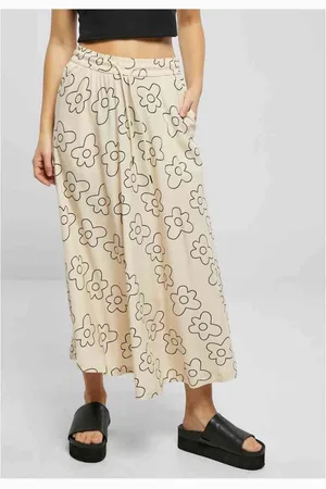 Urban classics Viscose Midi Lange rok - M - /Zwart