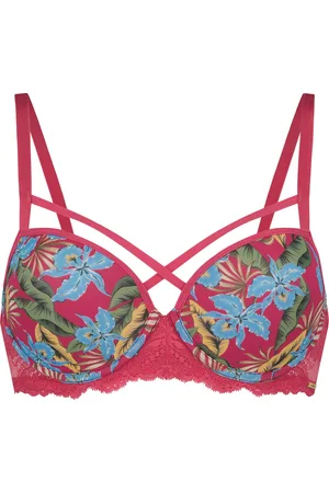 Sapph Voorgevormde bh - Straps boven cups - Fabulous - Flower Print - 75B