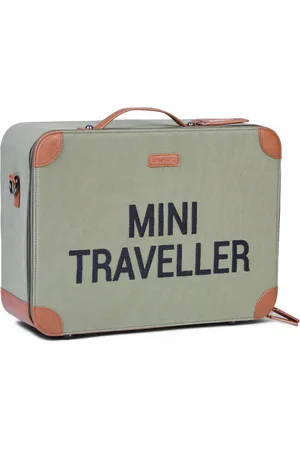 Childhome Mini Traveller Kinderkoffer – 40x30x15 cm – – Valies – Stoer Design met Draagriem en Naamlabel