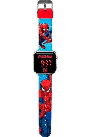 Accutime Marvel Spiderman LED Horloge - Spider-man