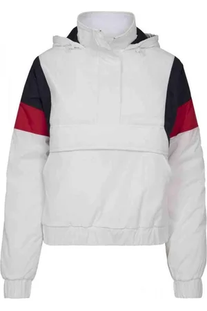 Urban classics 3-Tone Padded Pullover Jas - S - /Rood