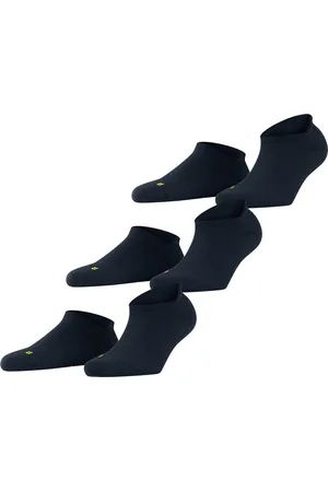 Falke Cool Kick Bundle 3-Pack anatomische pluche zool materiaal multipack sneakersokken unisex blauw