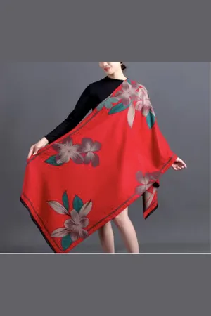 N3 Collecties Vrouwen Mode Dikke Warme Cashmere Zachte Elegante Sjaal