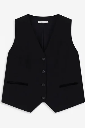 Sissy-Boy Gilet met velvet details