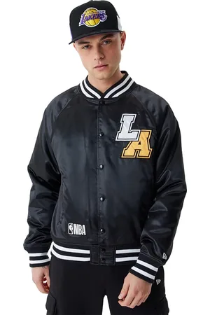 New Era Team Logo Los Angeles Lakers Satin Bomber Jack 60424455 - Kleur