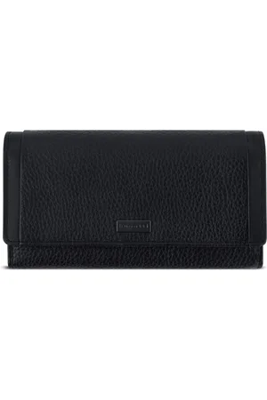 Bugatti Portemonnee Ladies Long Wallet With Flap Zwart