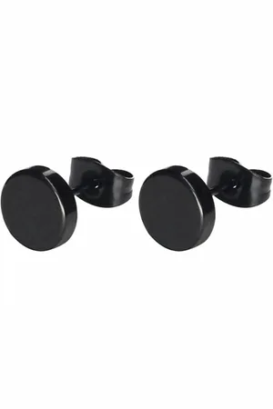 Fako Bijoux® Oorbellen Dichte Cirkel - Ronde Oorstekers - RVS - Staal - Munt