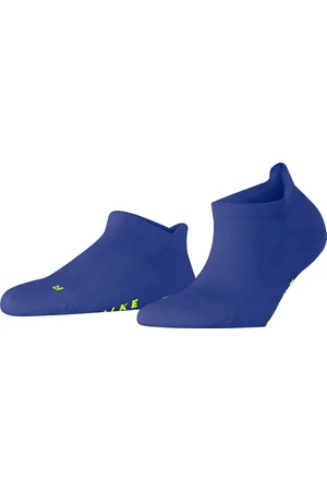 Falke Cool Kick anatomische pluche zool Functioneel material sneakersokken dames blauw