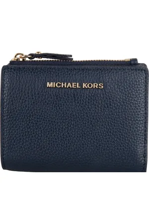 Michael Kors Jet Set Snap portemonnee navy