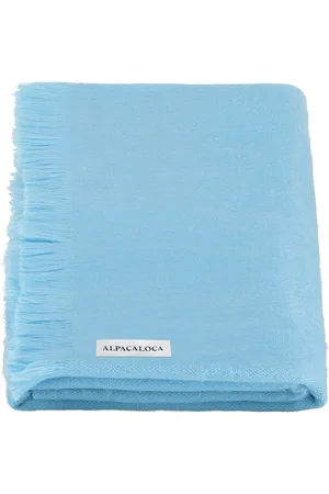 Alpaca Loca Enkelzijdige Sjaal - 200 x 30 cm - Felblauw