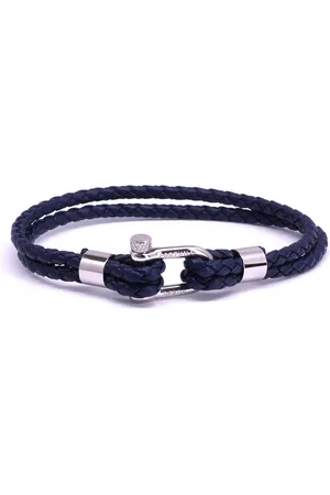 FortunaBeads Nautical M2 Armband – Heren – Leer – Medium 18cm