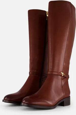 Tamaris Hoge laarzen cognac Leer - Dames