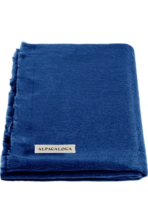 Alpaca Loca Enkelzijdige Sjaal - 200 x 30 cm - Blauw