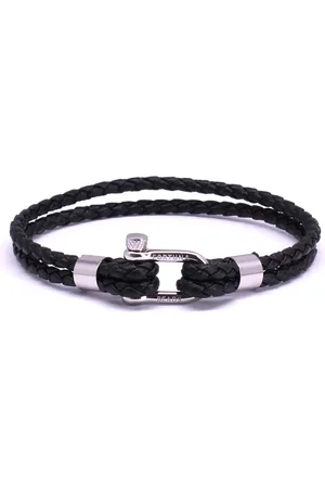 FortunaBeads Nautical M1 Armband – Heren – Leer – Medium 18cm