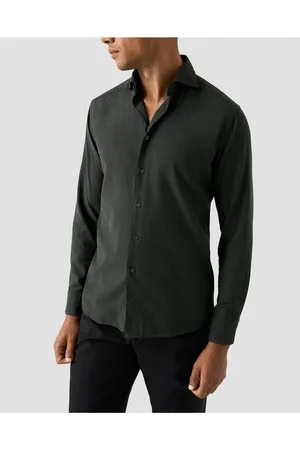 Eton Overhemd Flannel Shirt Lange Mouw Overhemd 100012050