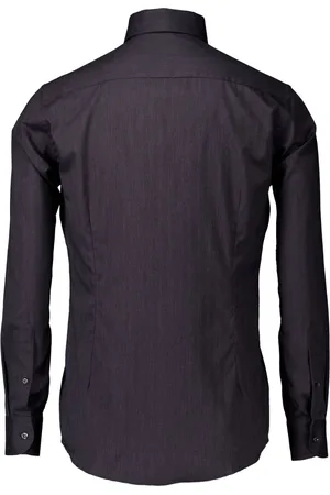 Eton Overhemd Herringbone Wrinkle Free Flannel Shirt Lange Mouw Overhemd 100012184