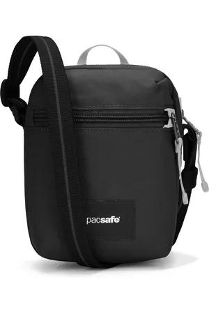 Pacsafe GO Micro Crossbody - 1.5 L - RFID-blokkerend - Anti-diefstal Tas - Waterafstotend - Beveiligde Tas - Festival Tas - Reistas - Schoudertas - Veilig Dockslot - Veelzijdige Opbergtas - Gerecycled Polyester - Zwart