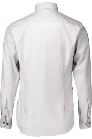 Eton Overhemd Semi Solid Signature Twil Shirt Lange Mouw Overhemd 100012175