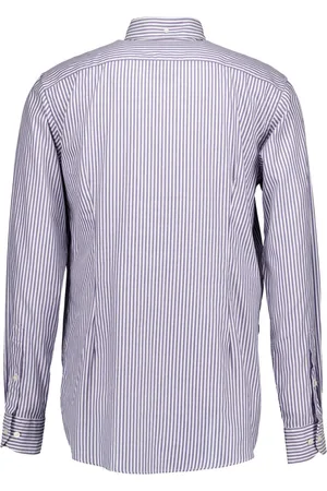 Eton Overhemd Striped Oxford Shirt Lange Mouw Overhemd 100012438