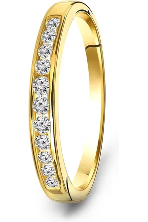 Miore Gouden Ring met Diamanten Dames 14 karaat Goud