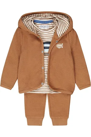 Dirkje Jongens babypakje 3pce- bruin