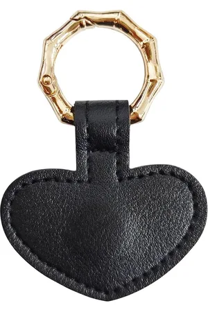 Merkloos Hoedclip voor reistas - Magnetische hoedenclip - PU lederen - Hartvormige hoed - Zwarte clip - Dames - Heren