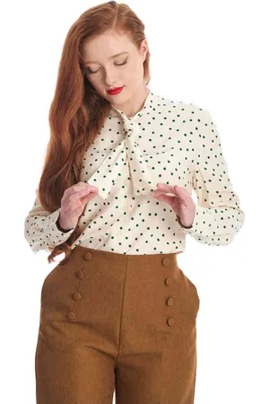 Banned Retro Spot Envy Blouse - 2XL