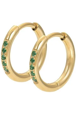 Ixxxi Jewelry-Oorring Emerald-Goudkleurig-Dames Oorbellen