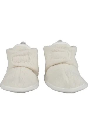 Lodger Teddy slofjes - Fleece - Klittenbandsluiting - 3-6 maanden