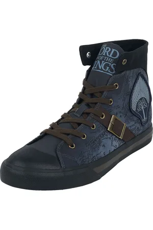 Lord of the Rings Rohan Gondor Map Sneakers high EU37 Textiel Unisex - Fan merch, Film