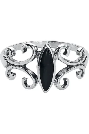 etNox Dunkle Seele Ring XS Zilver - Gothic