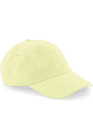 Senvi Beechfield Low Profile 6 Panel Dad Cap Pastel Lemon