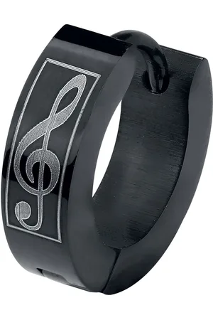 etNox Music Note Oorbel Roestvrij staal - Basics, Rockabilly