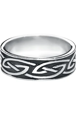 etNox Celtic Knot Ring XS Roestvrij staal - Rock wear, Vikings