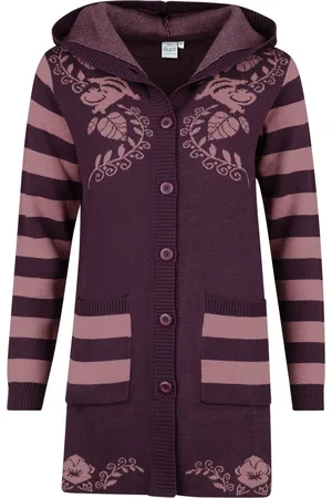 ALICE In Wonderland Cheshire Cat Cardigan lila S Polyester