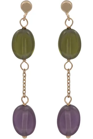 Cataleya Jewels Cataleya Earrings Drops oorhangers paars