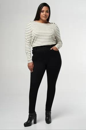 MS Mode Jeans Skinny leg high waist jeans CHERRY
