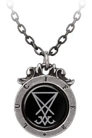 Alchemy Seal of Lucifer Ketting - Zilverkleurig