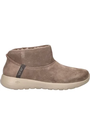 Skechers Hands Free Slip-Ins On-the-Go dames gevoerde boot - Taupe
